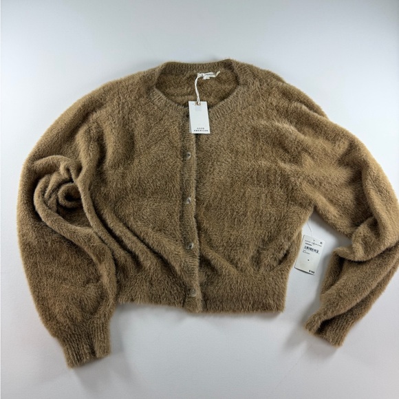 Good American Fuzzy Cardigan Size Medium $169 Retail NEW - Picture 4 of 11